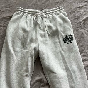 White fox sweatpants